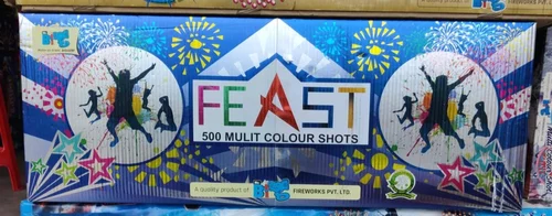 500 shot multicolor — Dhaya Crackers Sivakasi