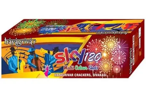 120 shot multicolor — Dhaya Crackers Sivakasi