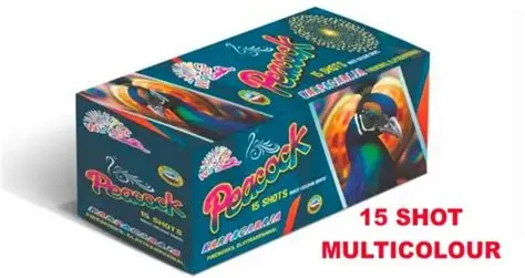 15 shot multicolor — Dhaya Crackers Sivakasi