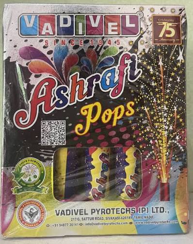 Asrafi Pops Deluxe — Dhaya Crackers Sivakasi