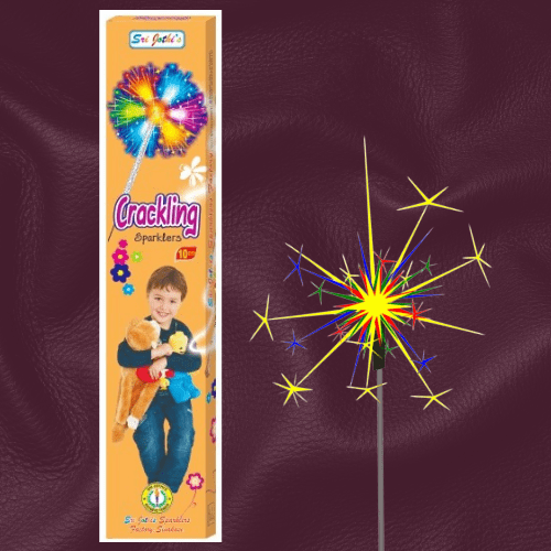 10cm Colour Sparklers — Dhaya Crackers Sivakasi
