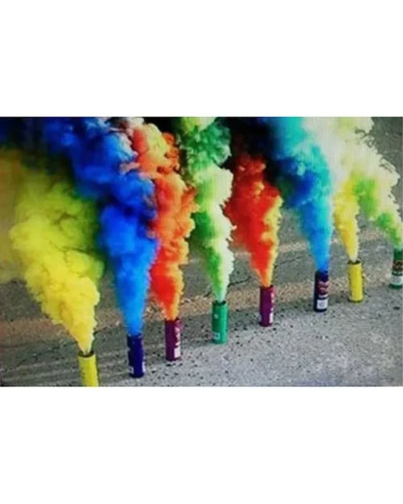Color smoke(3 color) — Dhaya Crackers Sivakasi